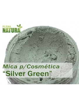 Mica Cosmética - Silver Green